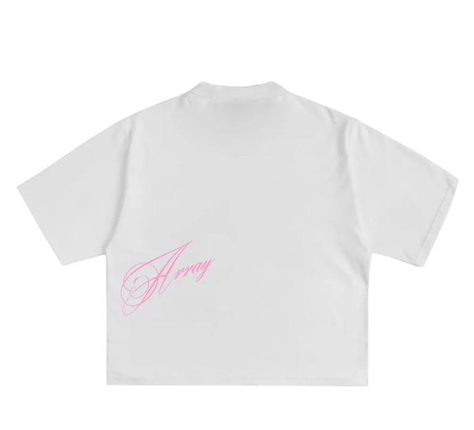 Boxy T-shirt Heavyweight 16s Array Putih