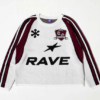 Boxy Kintted Jersey Cardigan Knitwear Rave